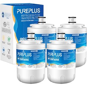 فلتر مياه للثلاجة من بيوربلس UKF7003 لسيارة Maytag UKF7002AXX، UKF7003AXX، Everydrop Filter 7، EDR7D1، UKF7002، 7003AXXP، UKF7001AXX، UKF6001AXX، HDX FMM-1، 4 مجموعة، قد تختلف التعبئة in Saudi Arabia