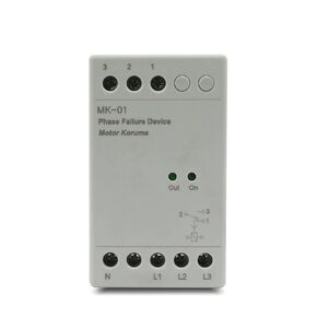 1 قطعة MK-01 3 مراحل ومحايد 230VAC يحمي المحرك من فشل الطور وجهاز فشل طور عدم توازن الجهد in Kuwait