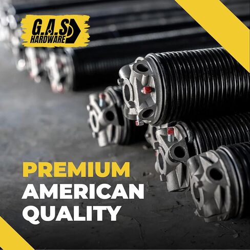 أجهزة G.A.S| 0.406 × 3-3/4 بوصة × 60 بوصة استبدال زنبرك التواء باب المرآب التجاري، الحد الأدنى 20000 دورة طلاء إلكتروني دقيق ضمان لمدة 5 سنوات للخدمة الشاقة (مخروط أسود الجانب الأيمن) in Kuwait