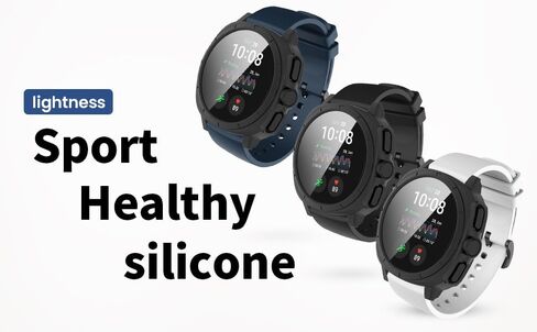 FitTurn [10 عبوات متوافقة مع حزام الساعة الذكية Fitpolo AR-01 وAeac AR-01، سوار معصم رياضي بديل لامع من السيليكون الناعم لـ Fitpolo AR-01 وAeac AR-01 للرجال/النساء in Saudi Arabia