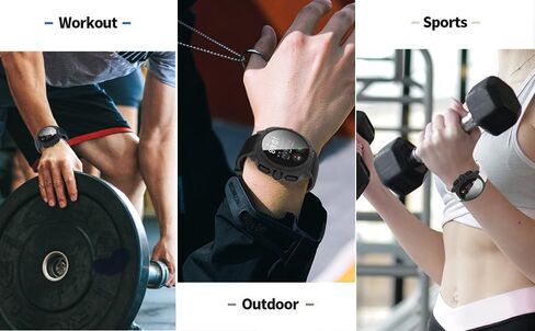 FitTurn [10 عبوات متوافقة مع حزام الساعة الذكية Fitpolo AR-01 وAeac AR-01، سوار معصم رياضي بديل لامع من السيليكون الناعم لـ Fitpolo AR-01 وAeac AR-01 للرجال/النساء in Saudi Arabia