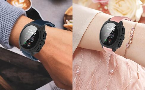 FitTurn [10 عبوات متوافقة مع حزام الساعة الذكية Fitpolo AR-01 وAeac AR-01، سوار معصم رياضي بديل لامع من السيليكون الناعم لـ Fitpolo AR-01 وAeac AR-01 للرجال/النساء in Saudi Arabia