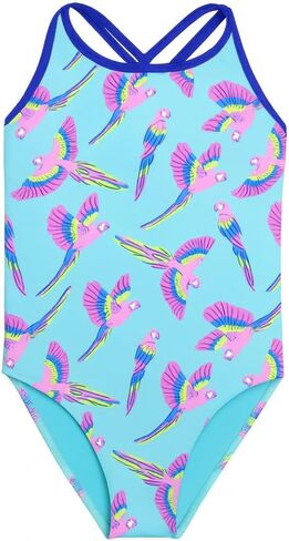 Destira Girls One Piece Swimsuit, Strappy Back Bathing Suit, Trendy and Fun Designs for Swimming in Saudi Arabia