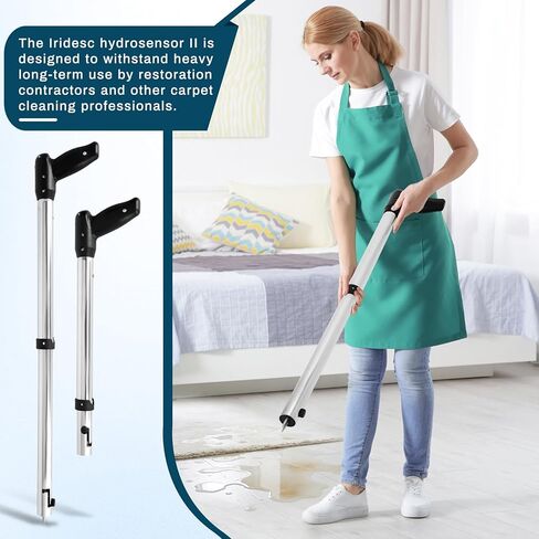 Iridesc F251 HydroSensor II مسبار الرطوبة القابل للطي للسجاد المنزلي والأرضيات والجدران والأثاث، استبدل مستشعر dri-eaz المائي، واختبار السجاد بمسبار مطلي بالنيكل قابل للسحب in Saudi Arabia