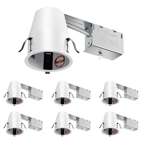 4 Inch Recessed Lighting Housing Remodel,Can Light Housing,IC Rated & Air Tight,E26 Connector,ETL Listed in Kuwait