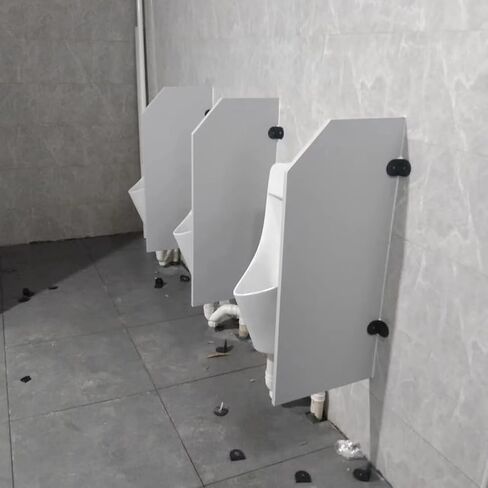 Public Urinal Partition, Wall-Mounted Privacy Partition, Men's Urinal Privacy Screen, Men Urinal Divider Screen, Public Toilet Partition, Toilet Protection Divider(4pcs) in Saudi Arabia