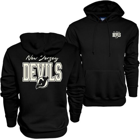 Blue 84 NHL Officially Licensed Hooded Sweatshirt Pop Echo Black in Saudi Arabia