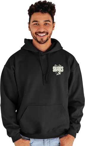Blue 84 NHL Officially Licensed Hooded Sweatshirt Pop Echo Black in Saudi Arabia