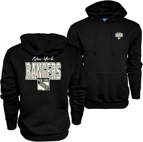 Blue 84 NHL Officially Licensed Hooded Sweatshirt Pop Echo Black in Saudi Arabia
