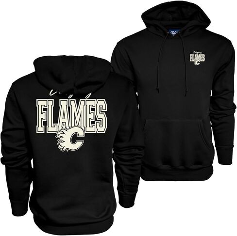 Blue 84 NHL Officially Licensed Hooded Sweatshirt Pop Echo Black in Saudi Arabia