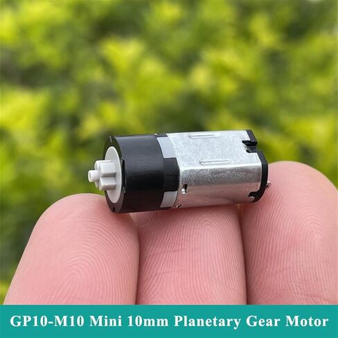DC 5V 100RPM Mini 10mm M10 Gear Motor DC 2V-6V 40RPM-120RPM Slow Speed Cross 1Pcs in Saudi Arabia