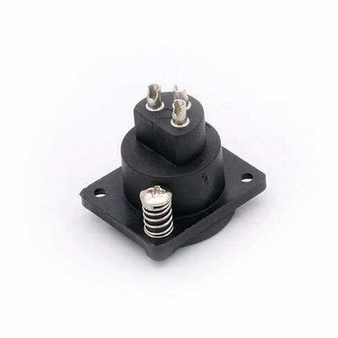 3Pin X L R Female Socket Panel Mount Chassis Microphone M I C Connector with Protecting Cover Soldering 10Pcs in Kuwait