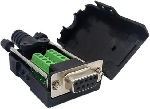 DB9 COM RS232 Transfer-Free Male Female Signals Terminals Connector 9Pin 1Pcs(Orange) in Saudi Arabia