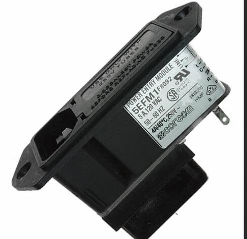 5EFM1 Power Entry Module, Plug, 5A, Connector Type:Iec C14, Current Rating:5A, Voltage Rating:250Vac in Saudi Arabia