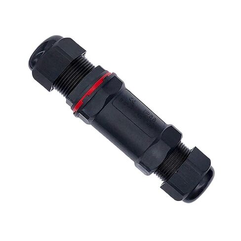 Junction Box Electrical Wire Cable Connector Outdoor Plug Socket Terminal Block IP68 Straight Connector 1Pcs(I-4) in Saudi Arabia