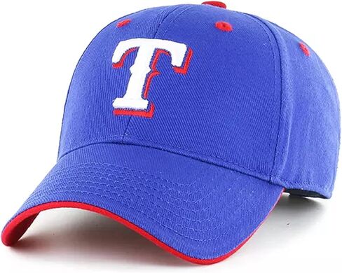 Officially Licensed Texas Baseball Hat Adjustable Solid Embroidered Classic Team Logo Cap (Blue) in Saudi Arabia
