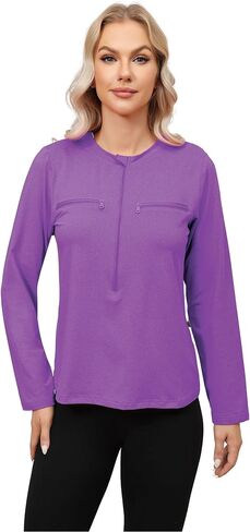 Women Chemo Shirts for Port Access 2-Side Snap Shoulder Surgery & Dialysis Recovery Shirts, Lightweight & Breathable in Saudi Arabia