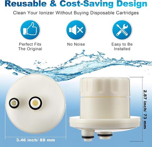 Reusable Cleaning CPU-N Cartridge Compatible with HG-N Type Water Ionizer, Compatible with Enagic Kangen LeveLuk SD501, JrIV, KANGEN 8 in Saudi Arabia