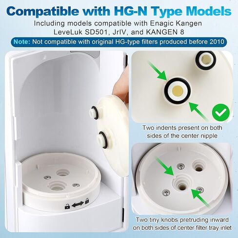 Reusable Cleaning CPU-N Cartridge Compatible with HG-N Type Water Ionizer, Compatible with Enagic Kangen LeveLuk SD501, JrIV, KANGEN 8 in Saudi Arabia