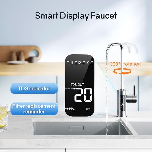 Thereye PPC Water Filter Element For 700 GPD Undersink Tankless Water Filter, Blue, WP03 in Saudi Arabia