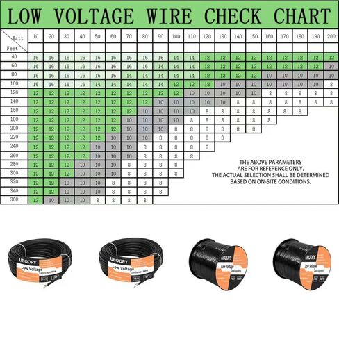 16/2 Low Voltage Landscape Wire 100Feet, 16 Gauge Wire 2 Conductor, for Low Voltage, Outdoor Direct Burial Electrical Wire in Saudi Arabia
