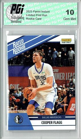 Cooper Flagg 2025 Panini Instant #RRR-16 Rated Rookie 14,417 Made Rookie Card PGI 10 in Saudi Arabia
