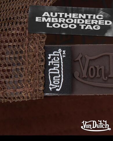 قبعة سائقي الشاحنات من Von Dutch للجنسين - قبعة بيسبول شبكية خلفية كلاسيكية كلاسيكية ذات كتلة ملونة للرجال والنساء in Kuwait