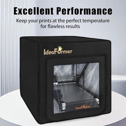 حاوية IdeaFormer-3D IR3 V2، حاوية طابعة ثلاثية الأبعاد بحزام ناقل، غطاء حماية سميك كبير الحجم لحزام الطابعة، 21.65 × 6.69 × 22.64 بوصة in Kuwait