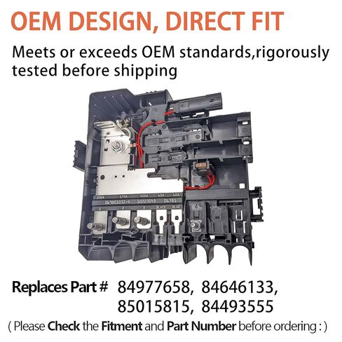 fokes 84977658 Battery Distribution Fuse Block Fit for Chevrolet Silverado 1500 2019-2025, Suburban 2021-2025, Tahoe 2021-2025, Replaces # 84646133, 85015815, 84493555 in Saudi Arabia