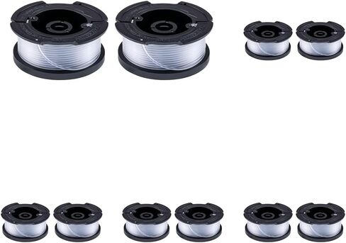 Black+Decker Trimmer Line Replacement Spool, Autofeed 30 ft, 0.065-Inch, 2-Pack (AF-100-2) in Kuwait