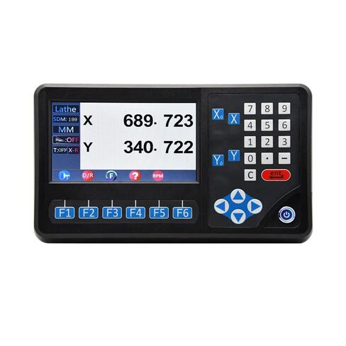 2Axis LCD DRO Multi-Function Digital Readout Display,16''x60'' 5um Magnetic Scales EIA-422 Output IP67 DIY OEM Encoder Sensor for Lathe Milling Bridgeport Knee Mill (420mmx1520mm) in Saudi Arabia