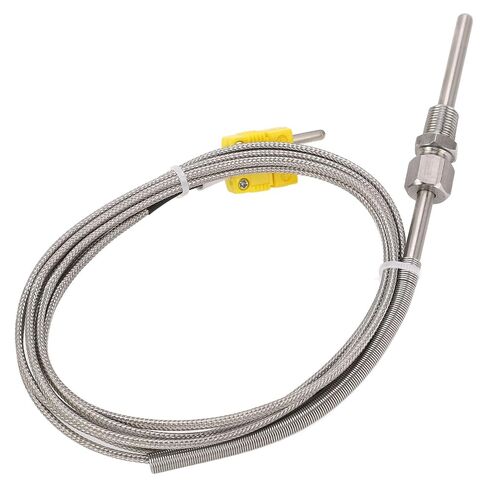 مسبار حراري من النوع K 1/8 NPT 80 مم لقياس درجة الحرارة الصناعية بنطاق -100 إلى 1250 درجة مئوية in Kuwait