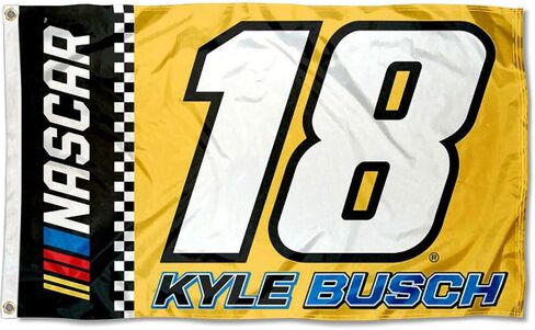 WinCraft Kyle Busch 3x5 Foot Banner Flag in Saudi Arabia