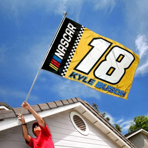 WinCraft Kyle Busch 3x5 Foot Banner Flag in Saudi Arabia