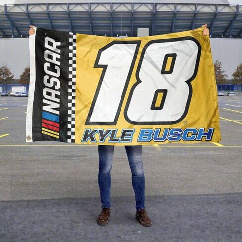 WinCraft Kyle Busch 3x5 Foot Banner Flag in Saudi Arabia