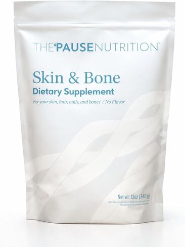 The 'Pause Life Skin & Bone، فيريسول وفورتيبون ببتيدات الكولاجين، تركيبة مسحوق مع حمض الهيالورونيك وفيتامين C، مكمل غذائي خالٍ من الغلوتين، دعم للبشرة والأظافر والشعر، بدون نكهة، سهل الخلط، 12 أونصة in Saudi Arabia