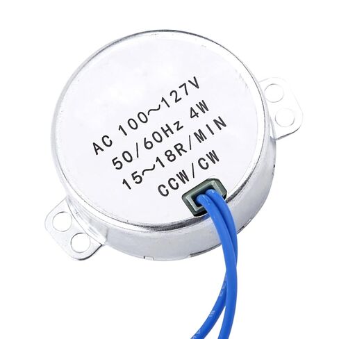 AC 100-127 V Synchronous Motor, Electric Fireplace Replacement Parts, 4W 50/60 Hz Electric Motor, CCW CW Geared Motor (15-18RPM) in Saudi Arabia