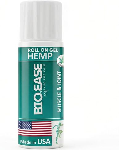 Fast-Acting Hemp Pain Relief Roll On - Highly Effective, Cool & Topical Pain Relief Extra Strength for Muscle, Joint, & Back – Easy Roll On Maximum Strength - Made in USA in Saudi Arabia