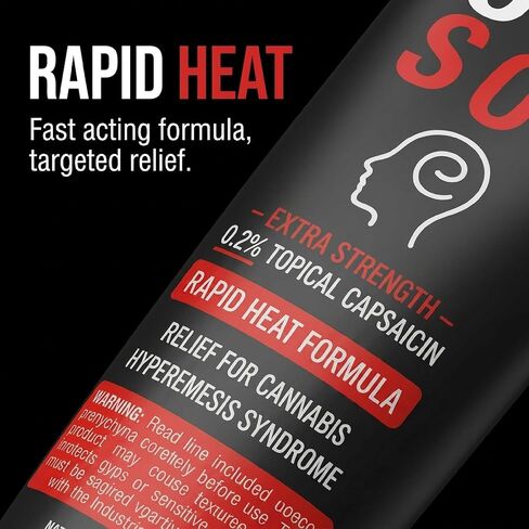 Extra Strength Capsaicin Cream 0.2% High Potency – Fast Absorbing Warming Formula, Non-Greasy Topical Support – 1.5 oz x 1pack in Saudi Arabia
