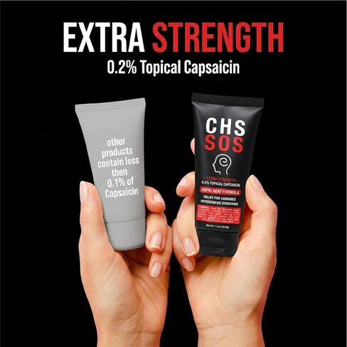Extra Strength Capsaicin Cream 0.2% High Potency – Fast Absorbing Warming Formula, Non-Greasy Topical Support – 1.5 oz x 1pack in Saudi Arabia