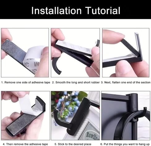 Headphone Stand, Hanger Earphone Stand Adhesive Hooks for Hanging Adhesive-Mounted Monitor Headphone Hook, Headset Hanger with Adhesive Backing, Dorm Room Essentials Space-Saving Holder in Saudi Arabia
