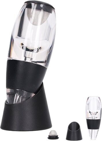 Wine Aerator Plastic Mesh Filter Transparent Design Ideal Gift Enhances Flavors Wine with Smoother Finish Wine Airarator for Wine Lovers and Sommeliers in Saudi Arabia