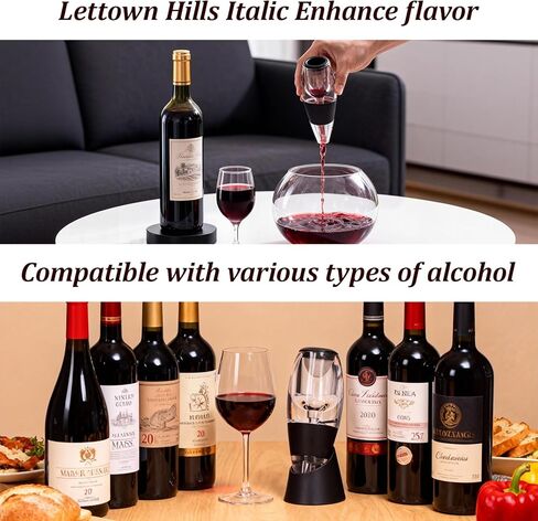 Wine Aerator Plastic Mesh Filter Transparent Design Ideal Gift Enhances Flavors Wine with Smoother Finish Wine Airarator for Wine Lovers and Sommeliers in Saudi Arabia