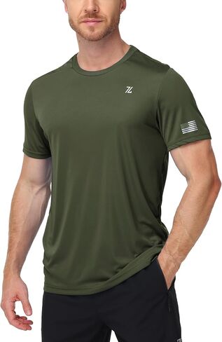 Swim T-Shirts for Men UPF 50+ Sun Protection Rash Guard, Fast Dry Moisture Wicking for Athletic Activities & Fishing in Saudi Arabia