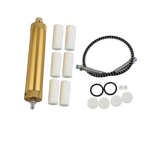 Durable Oil Water Separator Air Pump Filter Accessories Assembly Kit Space Aluminum 30Mpa 4500PSI 35mm*180mm in Saudi Arabia