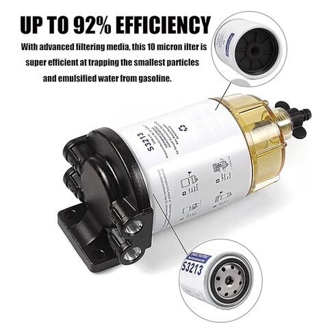 3/8 Inch NPT Fuel Water Separator Turbo Engine Replacement Parts for Marine Outboard Engine Fuel Water Separator in Saudi Arabia