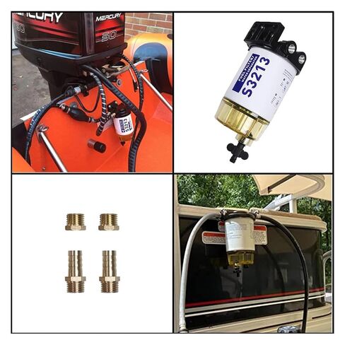 3/8 Inch NPT Fuel Water Separator Turbo Engine Replacement Parts for Marine Outboard Engine Fuel Water Separator in Saudi Arabia