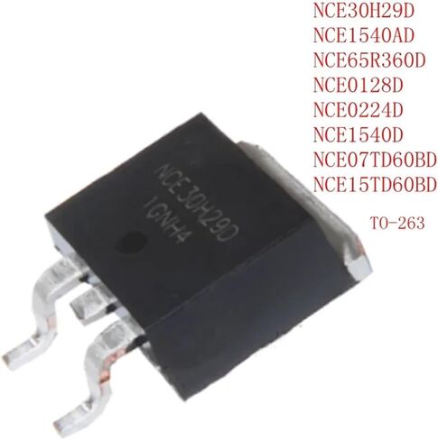 NCE30H29D NCE1540AD NCE65R360D NCE0128D NCE0224D NCE1540D NCE07TD60BD NCE15TD60BD TO-263 5 قطعة (NCE1540AD) in Kuwait