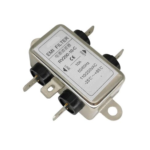 RV200-1A-3A-6A 220V AC مرشح طاقة أحادي الطور أحادي الطور 110 فولت (إدراج جانبي 3A RV200-3 -C) in Kuwait
