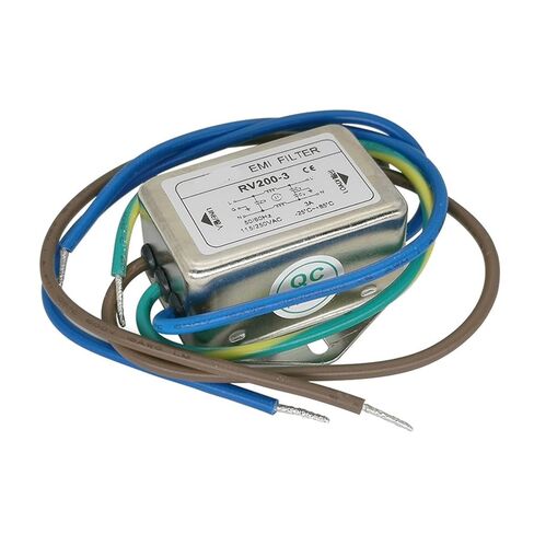 RV200-1A-3A-6A 220V AC مرشح طاقة أحادي الطور أحادي الطور 110 فولت (إدراج جانبي 3A RV200-3 -C) in Kuwait
